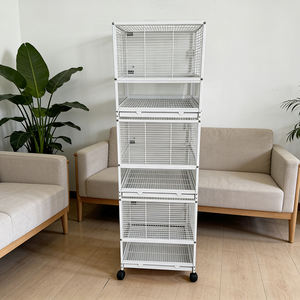 2025 Yeni Stil Kuş Kafesi Evcil Hayvan Kafesleri Tek, Çift ve Üç Katlı Kafes Dış Mekan Büyük Papağan Kafesi Kuş Kafesi - Product Image 6