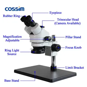 Microscope de réparation de téléphone portable VGA le moins cher Microscope Zoom de réparation de téléphone portable pour la réparation de téléphone portable
