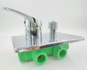 Offre Spéciale Mur Monté Salle De Bains Douche Robinet CHR OEM EN CÉRAMIQUE Style En Laiton Plomb à la Surface Plaque Solide Chrome Poignée Caractéristique Matériel - Product Image 4