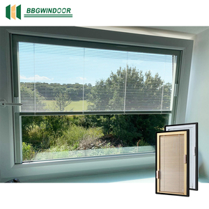 Lame de persienne en aluminium Minetal Fenêtres en verre trempé à double vitrage Cuisine Jour et nuit Stores à rouleau zébrés - Product Image 1