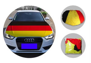 Bandera elástica de diseño personalizado, cubierta tejida de poliéster para espejo retrovisor de coche, Bandera de coche con soporte, juego de cubierta de capó de coche - Product Image 4