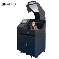 Machine de découpe métallographique verticale automatique sur pied, diamètre de coupe max. 80 mm, avec réservoir de liquide de refroidissement