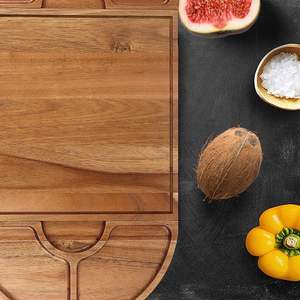 Planche à <span class=keywords><strong>fromage</strong></span> <span class=keywords><strong>et</strong></span> ensemble <span class=keywords><strong>de</strong></span> couteaux en bois d'acacia <span class=keywords><strong>Plateau</strong></span> <span class=keywords><strong>de</strong></span> <span class=keywords><strong>charcuterie</strong></span> magnétique avec ensemble <span class=keywords><strong>de</strong></span> couverts Bloc à découper en bois - Product Image 4