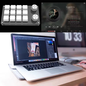 USB makro özel Mini klavye 12 tuşları <span class=keywords><strong>2</strong></span> topuzu programlama DIY mekanik klavye oyun çizim anahtarı taşınabilir sıcak-swap tuş takımı - Product Image 5