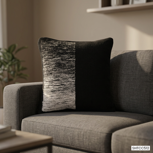 Funda de Cojín Cuadrada Nórdica Tejida a Mano Star Hometex con Borlas, Ecológica, 100% Algodón, Personalizable, para el Hogar - Product Image 4