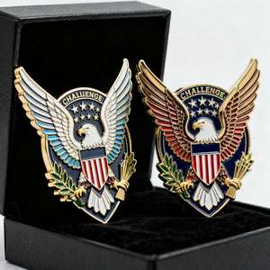 Moneda Conmemorativa Patriótica Personalizada <span class=keywords><strong>de</strong></span> Doble Cara con Forma <span class=keywords><strong>de</strong></span> Llave (Esmalte Duro) Monedas <span class=keywords><strong>de</strong></span> Desafío con Grabado Metálico - Product Image 3