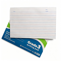 Cuaderno de Escritura Personalizado Grado 3 A5, 80 Hojas Rayadas, Cuaderno de Ejercicios para Estudiantes de Primaria, Cuaderno de Práctica de Escritura a Mano, Venta al por Mayor