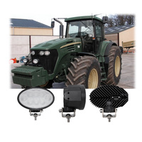 ECE R10 approbation 6.5 pouces ovale LED lampe de travail pour John Deere combiner 9560 9660 Led lampe de travail d'inondation