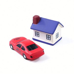 Hot Selling PU Foam Anti Stress House Shaped Reliever Custom Logo Promotional Gifts Relieve Stress <b>Ball</b> - Product Image 2