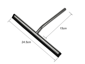 BX Cleaning Tools Stainless Steel <strong>Squeegees</strong> for Shower Bathroom Window Glass - Product Image 4