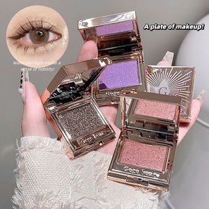 Paleta de Sombras de Ojos de un Solo Color de Larga Duración, 6 Colores con Brillo Perlado, Polvo Brillante con Efecto Piedra Preciosa, Dropshipping - Product Image 5