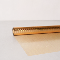 Feuille de marquage à chaud holographique laser argent-or, PET écologique, papier réactif à effet arc-en-ciel pour l'impression d'emballages