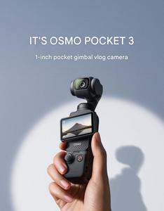 กล้องวีล็อกกิ้ง DJI Osmo Pocket 3 รุ่นใหม่ พร้อมเซ็นเซอร์ CMOS 1 ตัว ถ่ายวิดีโอ 4K 120FPS ติดตามใบหน้าและวัตถุ หน้าจอสัมผัสหมุนได้ 2 ทิศทาง ระบบกันสั่น 3 แกน - Product Image 3