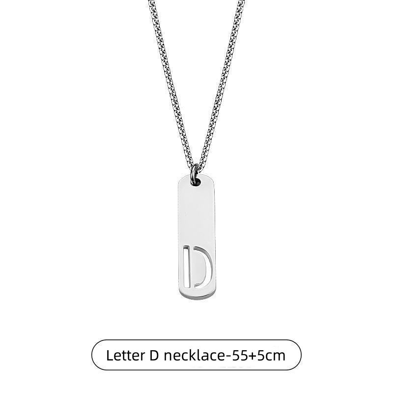 Letter D necklace-55+5cm