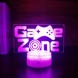 Gaming Room Desk Setup Lighting Decor Custom Photo Creative RGB 7/16 Colors LED Base 3d Illusion Anime Acrylic 3D Night <b>Light</b> - Product Image 2