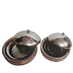 Nouvelle Arrivée : Marmite Vintage en Bois Massif, Nouveau Design, Casserole en Bois et Acier Inoxydable, Vente en Gros, Tendance Actuelle, Faite à la Main - Product Image 1