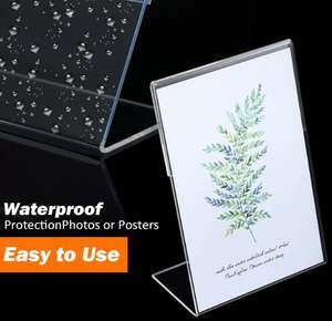 4x6 5x7 8x10 pouces usine porte-affiche acrylique personnalisé A4 présentoir <span class=keywords><strong>psoter</strong></span> acrylique - Product Image 6