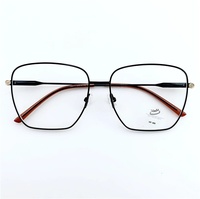 Monturas de Gafas Ópticas de Miopía para Mujer, Estilo Punk, de Aleación de Titanio No Magnética, Montura Completa, Lentes de PC, Novedad al por Mayor