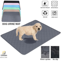 Tapis de cage pour chiot lavable à 4 couches, super absorbant, antidérapant, réutilisable, respectueux de l'environnement, imperméable, protecteur de meubles