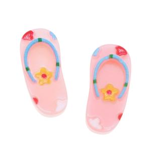 Miniatur BJD sandal Mini, Resin rumah boneka Model Flip Flop pantai pinggir pantai - Product Image 6