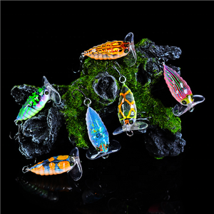 Appât artificiel en plastique de 4cm pour la pêche en surface, <span class=keywords><strong>leurre</strong></span> flottant pour attraper des insectes - Product Image 2