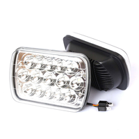 Nouveau projecteur de travail LED 45W 12V pour voiture, phare de camion 7 pouces, éclairage de toit universel pour véhicule tout-terrain, 4500 lumens 6000K