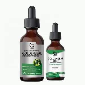 Toptan OEM Goldenseal tentür organik Goldenseal kök sıvı özü bitkisel takviyesi sağlıklı bir bağışıklık sistemini destekler