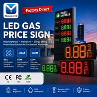 Produsen Papan Tanda Harga Bensin LED AS |   Tampilan Harga Bahan Bakar Digital untuk SPBU