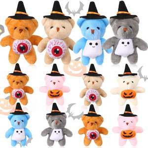 Tendencias 2025 chaveiro พวงกุญแจตุ๊กตาหมีน่ารักกำหนดขนาดเองได้สำหรับตกแต่งฮาโลวีน - Product Image 1