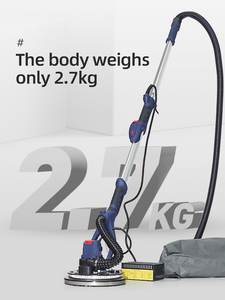 <span class=keywords><strong>Ponceuse</strong></span> murale à vitesse variable 1400W puissante <span class=keywords><strong>ponceuse</strong></span> électrique pour cloisons sèches avec aspirateur pour meuleuse de <span class=keywords><strong>plafond</strong></span> <span class=keywords><strong>et</strong></span> de <span class=keywords><strong>mur</strong></span> - Product Image 2