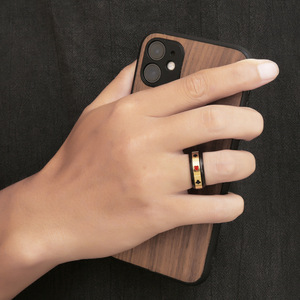 Bague avec logo de jeu de cartes, couleur or, bande rotative, bijoux de mode pour hommes SA1062 - Product Image 5