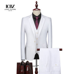 <span class=keywords><strong>Costume</strong></span> <span class=keywords><strong>Homme</strong></span> <span class=keywords><strong>3</strong></span> <span class=keywords><strong>Pièces</strong></span> Slim Business Casual Ensemble Trois <span class=keywords><strong>Pièces</strong></span> Veste Pantalon Gilet / <span class=keywords><strong>Costume</strong></span> de Mariage <span class=keywords><strong>Homme</strong></span> Blazer Manteau Pantalon - Product Image 3