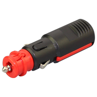 DE-02 cigarrillo encendedor del coche eléctrico negro enchufe Auto en con 6.3A a 15A fusible