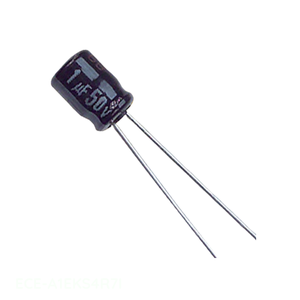 ตัวเก็บประจุแบบ Through Hole CAP ALUM 4.7UF 20% 25V RADIAL TH 4.7 uF รุ่น ECE-A1EKS4R7I ของแท้ - Product Image 1