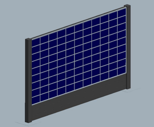 Système de <span class=keywords><strong>support</strong></span> de <span class=keywords><strong>panneaux</strong></span> <span class=keywords><strong>solaires</strong></span> pour clôture de cour, montage au sol vertical ou horizontal pour <span class=keywords><strong>panneaux</strong></span> <span class=keywords><strong>solaires</strong></span> bifaciaux - Product Image 3