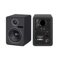 Paire d'enceintes de monitoring actives de 5 pouces, enceintes de studio alimentées pour la production musicale en studio
