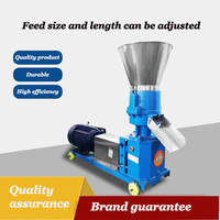 Equipo Profesional para Producción de Pienso en Pellets, Motor de 3Kw, Ajustable de 2-6 mm, para Granjas, Ranchos y Alimento para Peces, Alta Productividad, Nuevo