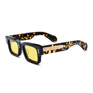 Occhiali da Sole <span class=keywords><strong>di</strong></span> Lusso Fatti a Mano <span class=keywords><strong>di</strong></span> Alta Qualità con Rivetti a Freccia in Metallo per Uomo e Donna - Product Image 1
