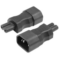 Prise IEC 320 C14 vers prise C7 adaptateur de connecteur de convertisseur de courant alternatif