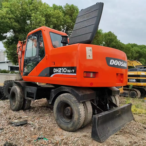 รถขุดดินมือสอง Doosan DH210W-7 รถขุดไฮดรอลิกแบบล้อ Doosan DH210W-7 ลดราคา - Product Image 4