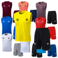 Chalecos de Entrenamiento de Fútbol Personalizados de Alta Calidad, Transpirables, de Secado Rápido, con Estampado por Transferencia de Calor, 100% Poliéster, con Bolsillos para Hombre