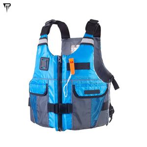 سترة نجاة JTRDA خفيفة الوزن بألوان زاهية للبالغين والأطفال مع جيب وصافرة إنقاذ معتمدة من CE للرياضات المائية - Product Image 1