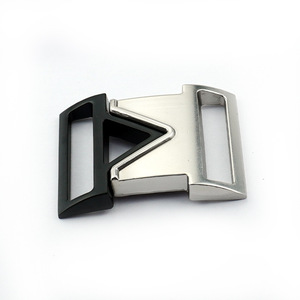 Side Release Buckles Zinc Alloy Silver Adjustable <b>Webbing</b> Buckle For Bags Accessories Durable Wear Resistant - Product Image 3