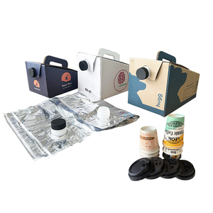 Tùy chỉnh sản xuất bán buôn tái chế 3L 96oz túi lớn trong hộp đồ uống & rượu vang & trà vô trùng Takeaway cà phê để đi hộp - Product Image 2