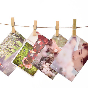 Pinces à linge en bois, 20 pièces, rectangulaires épaissies, multifonctions, pour la buanderie et l'utilisation des vêtements - Product Image 2