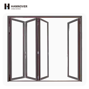 Hannover tối giản nhôm accordion cửa chống trộm cửa mỏng khung phân vùng sân hai lần cho căn hộ hiện đại - Product Image 2