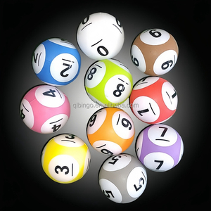 Balle de loterie <span class=keywords><strong>bingo</strong></span> personnalisée en EVA de haute qualité à six faces, résistante à l'usure, imperméable, sans inscription, avec logo imprimable, balle numérotée - Product Image 1