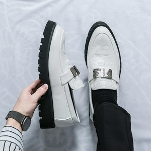 Zapatos de Vestir Casuales de Verano para Hombre 2026, Estilo Slip-On, de Cuero Charol Blanco, para Bodas, Citas, Padrinos de Boda y Eventos Formales - Product Image 6