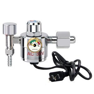 Ac 36V Co2 Pressure Regulator Stainless Steel With Gauge For MIG MAG Welding Machine - Product Image 1