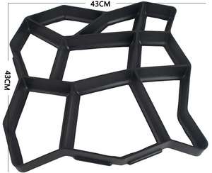 Haute qualité extérieur route pavage en plastique sol brique carrelage ciment <span class=keywords><strong>béton</strong></span> moule en plastique <span class=keywords><strong>pavé</strong></span> timbre <span class=keywords><strong>béton</strong></span> bloc moules - Product Image 2